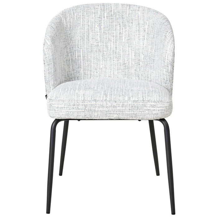 Beliani - ZANA - Eetkamerstoel set van 2 - Blauw - Polyester