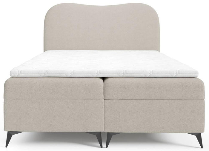 NADUVI Collection Boxspring Adler bouclé met opbergruimte 180 x 200 cm