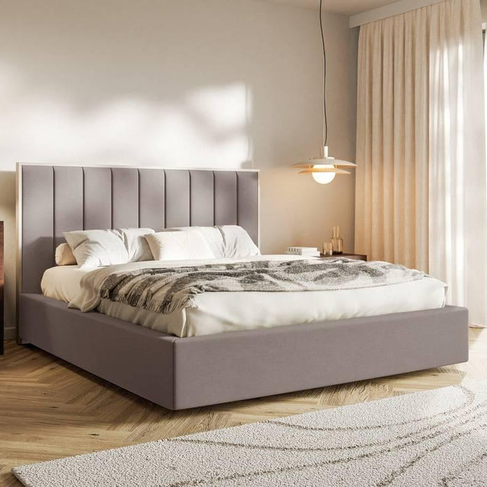 NADUVI Collection Bedframe Taavi fluweel met opbergruimte 160 x 200 cm