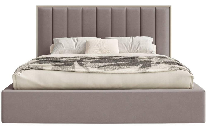 NADUVI Collection Bedframe Taavi fluweel met verlichting 160 x 200 cm