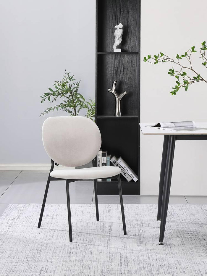 NADUVI Collection Eetkamerstoel Barto chenille