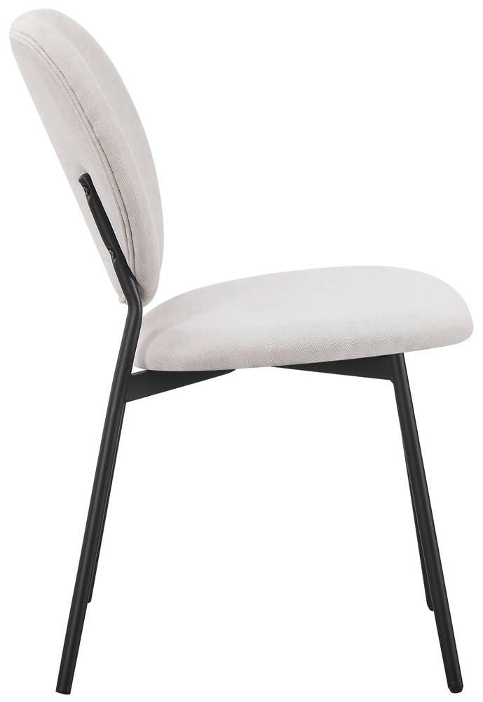 NADUVI Collection Eetkamerstoel Barto chenille