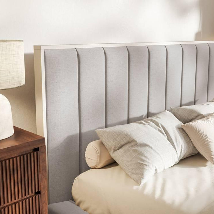 NADUVI Collection Bedframe Taavi chenille met opbergruimte 160 x 200