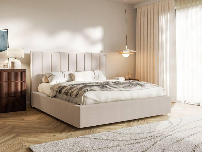 NADUVI Collection Bedframe Taavi chenille met opbergruimte 160 x 200