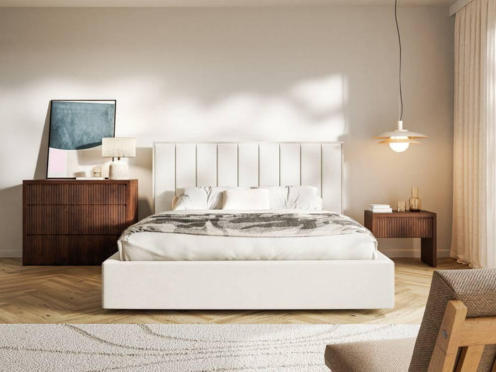 NADUVI Collection Bedframe Taavi fluweel met opbergruimte 180 x 200 cm