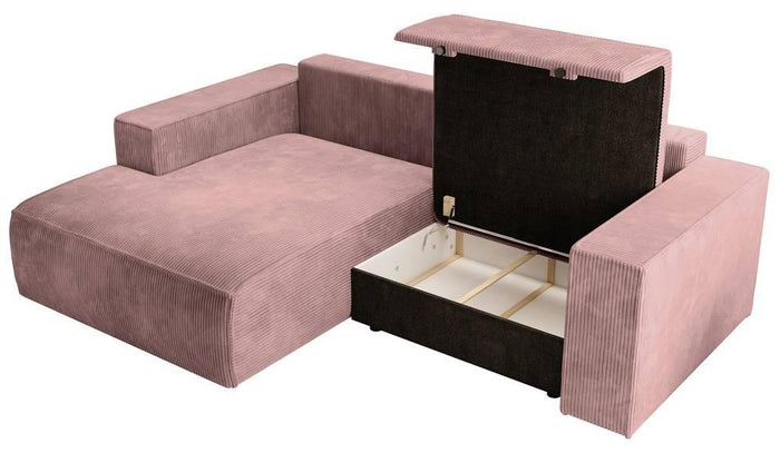 NADUVI Collection Hoekslaapbank Galine ribstof links