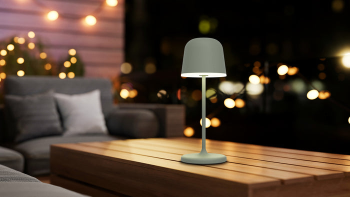 EGLO Mannera-S Tafellamp|Priklamp - USB-C - H 20 cm - Groen