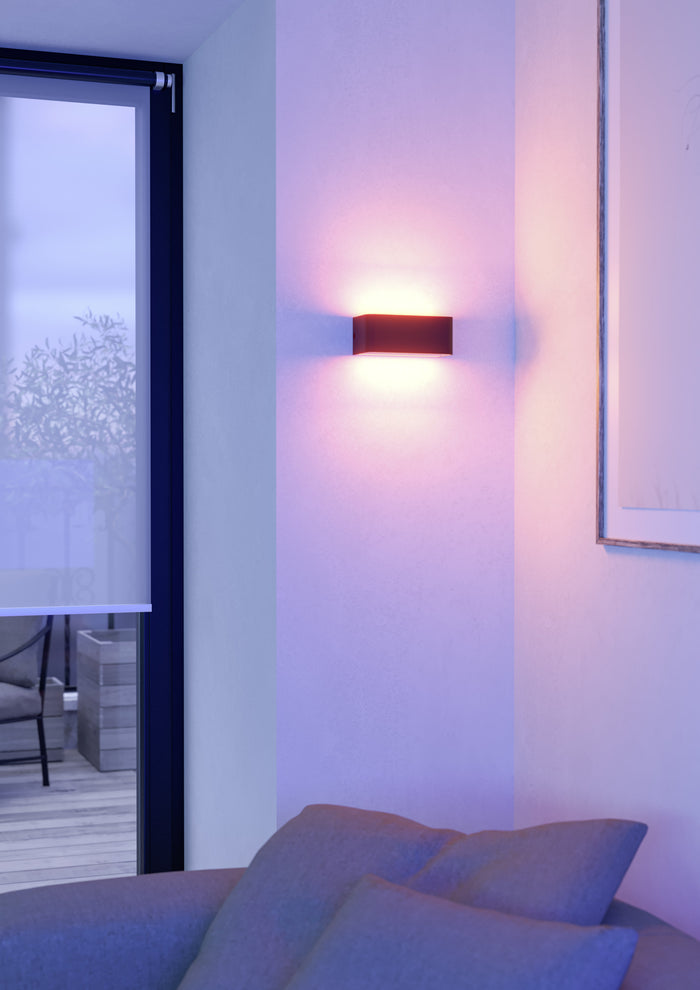 EGLO connect.z Sania-Z Wandlamp - 20 cm - Zwart - RGB - Zigbee
