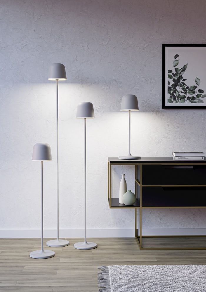 EGLO Mannera-L Staande lamp - USB-C - H 140 cm - Grijs