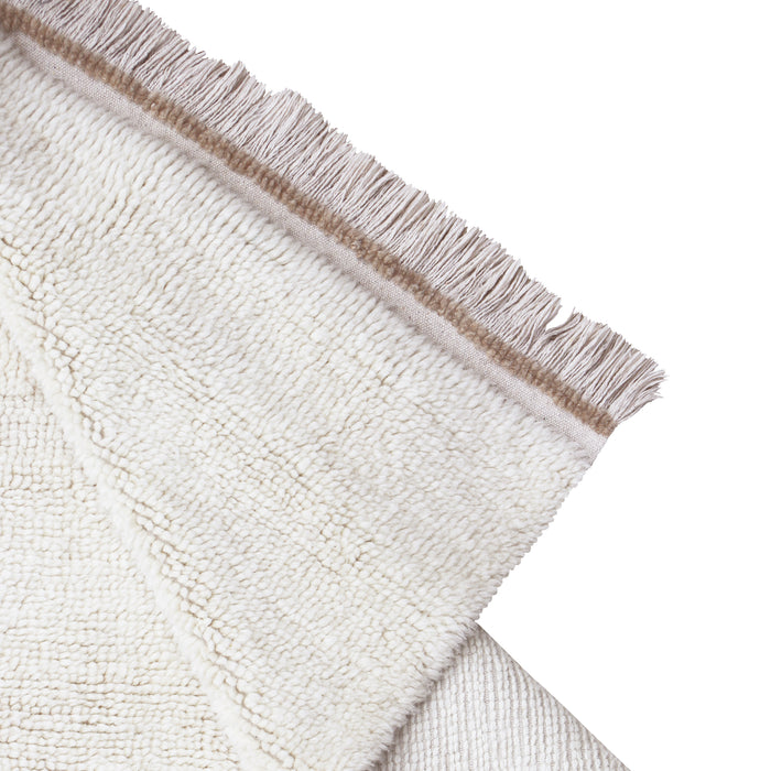 Lorena Canals Steppe Vloerkleed 200 x 300 cm - Sheep White