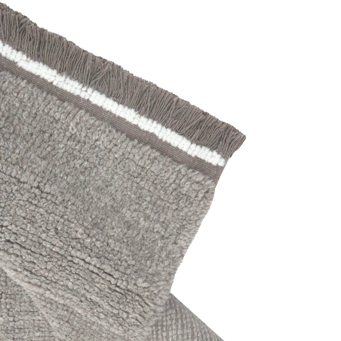 Lorena Canals Steppe Runner Vloerkleed 80 x 230 cm - Sheep Grey