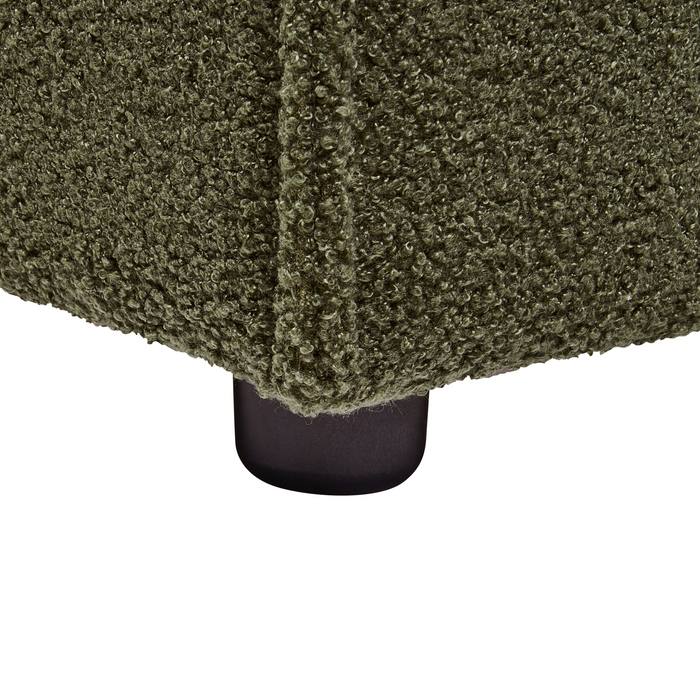 Beliani - LINARDS - Bed - Donkergroen - 160 x 200 cm - Bouclé