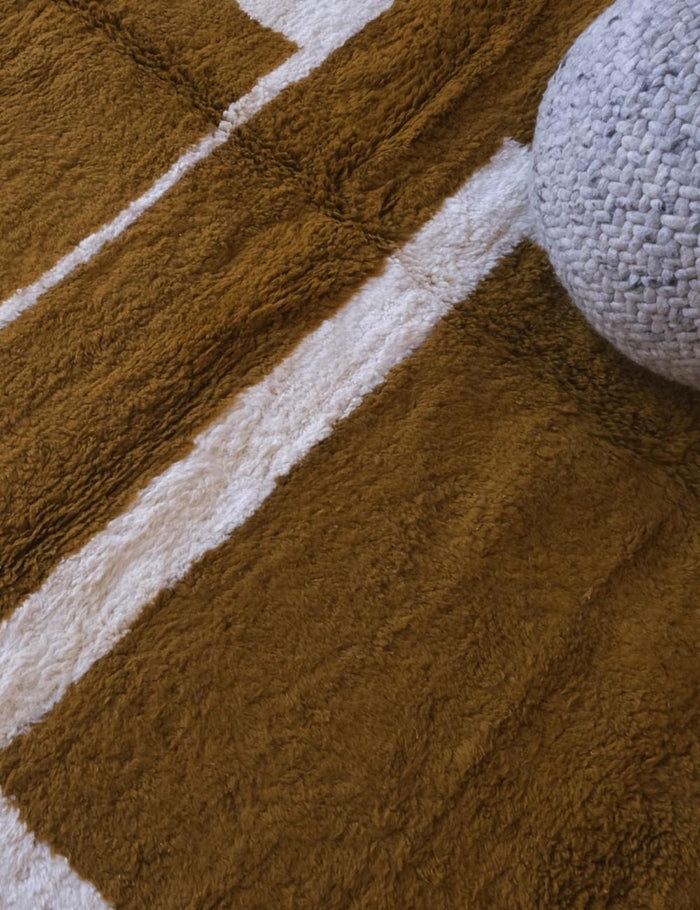 AFK Living vloerkleed Berber - handgemaakt - Wol - 228 x 266 cm