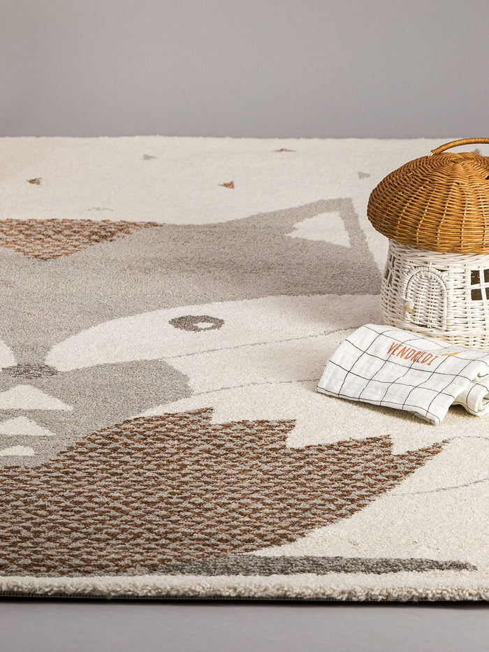 AFK Living vloerkleed Vos - voor kinderen - veelkleurig