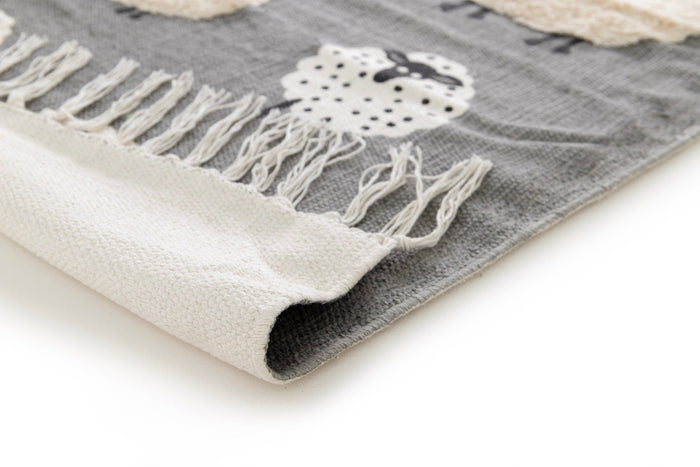 AFK Living vloerkleed Klein Schaapje - voor kinderen - Katoen