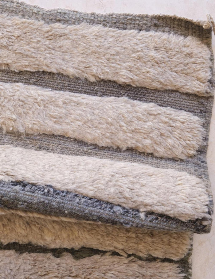 AFK Living vloerkleed Berber - handgemaakt - Wol - 215 x 314 cm