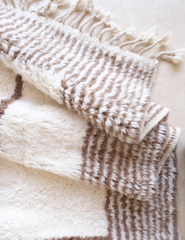 AFK Living vloerkleed Berber - handgemaakt - Wol - 245 x 352 cm