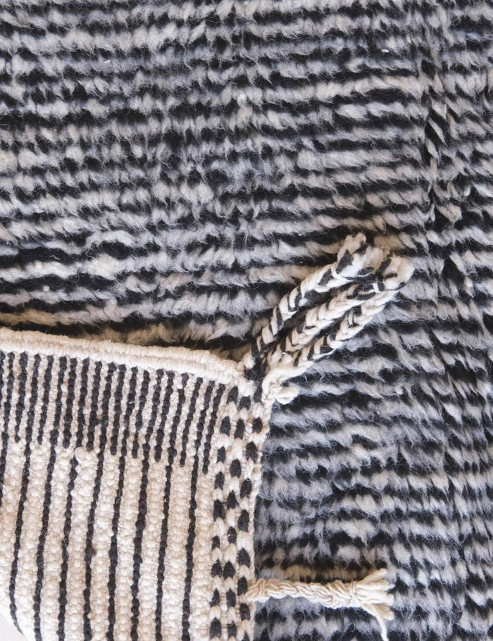 AFK Living vloerkleed Berber - handgemaakt - Wol - 119 x 227 cm