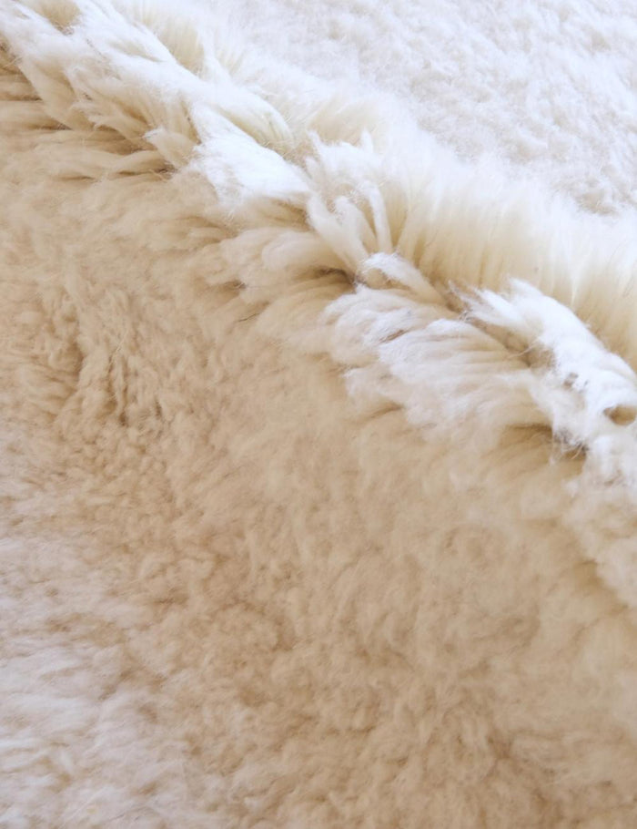 AFK Living vloerkleed Berber - handgemaakt - Wol - 118 x 153 cm