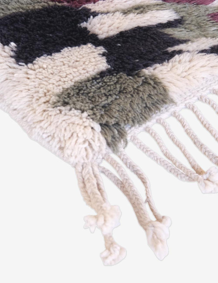 AFK Living vloerkleed Berber - handgemaakt - Wol - 80 x 306 cm