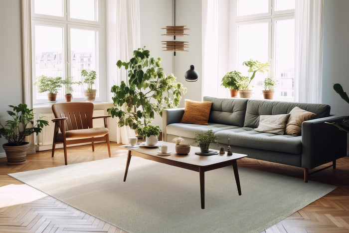 AFK Living vloerkleed Colorfield - zeer zacht - groen