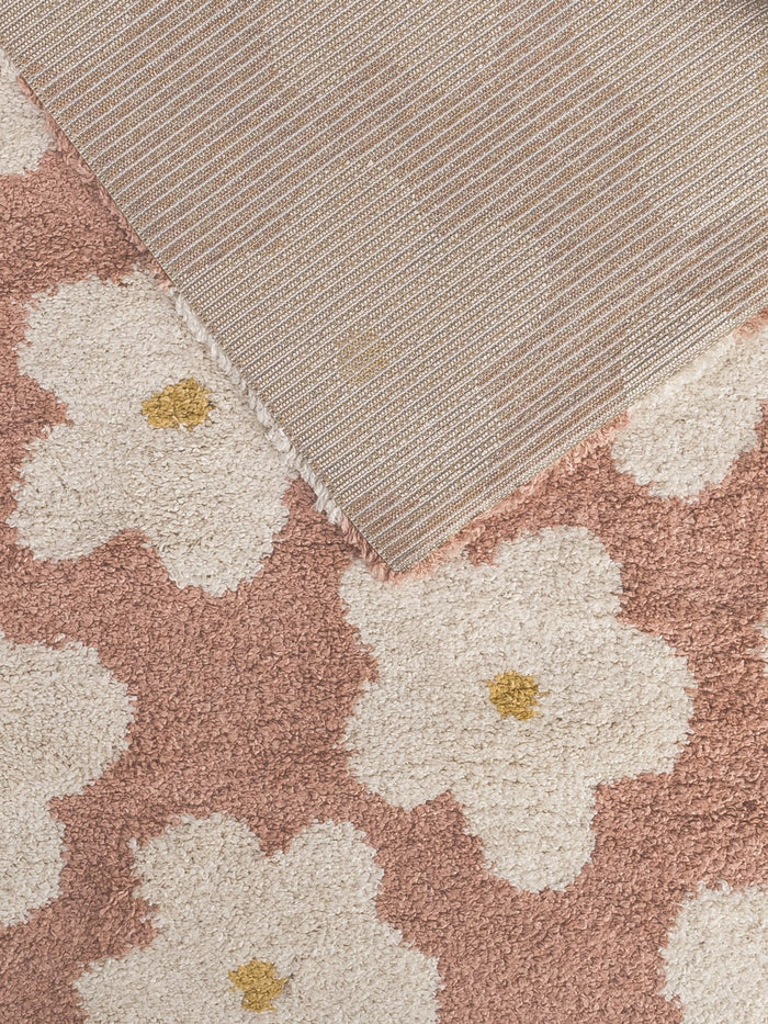AFK Living vloerkleed Bloemen - voor kinderen - roos