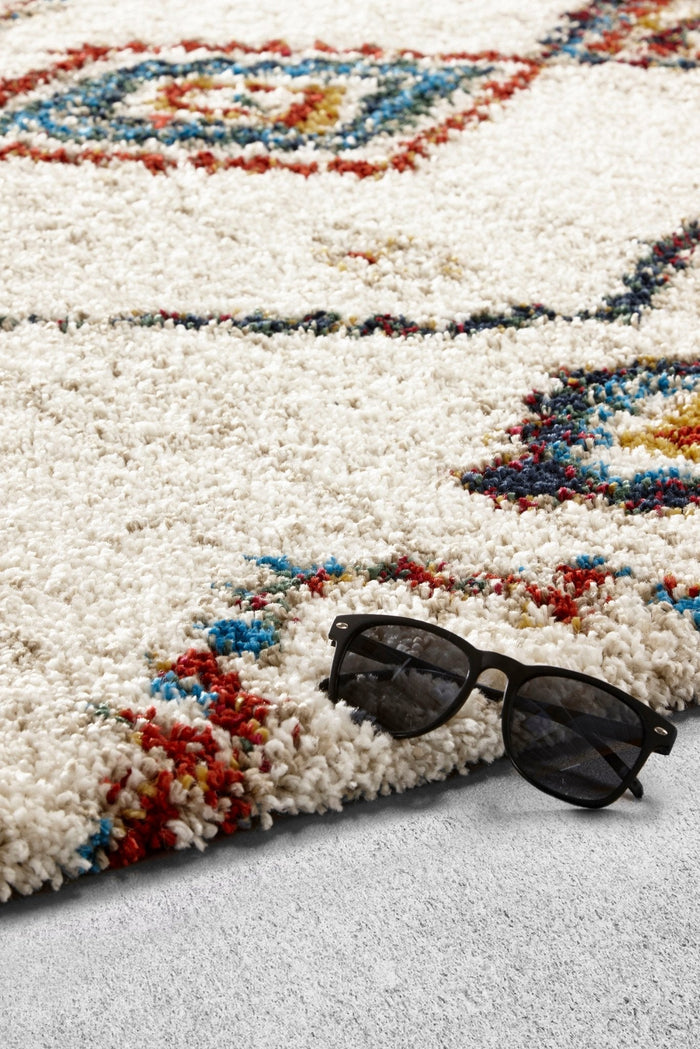 AFK Living vloerkleed Native - shaggy - veelkleurig