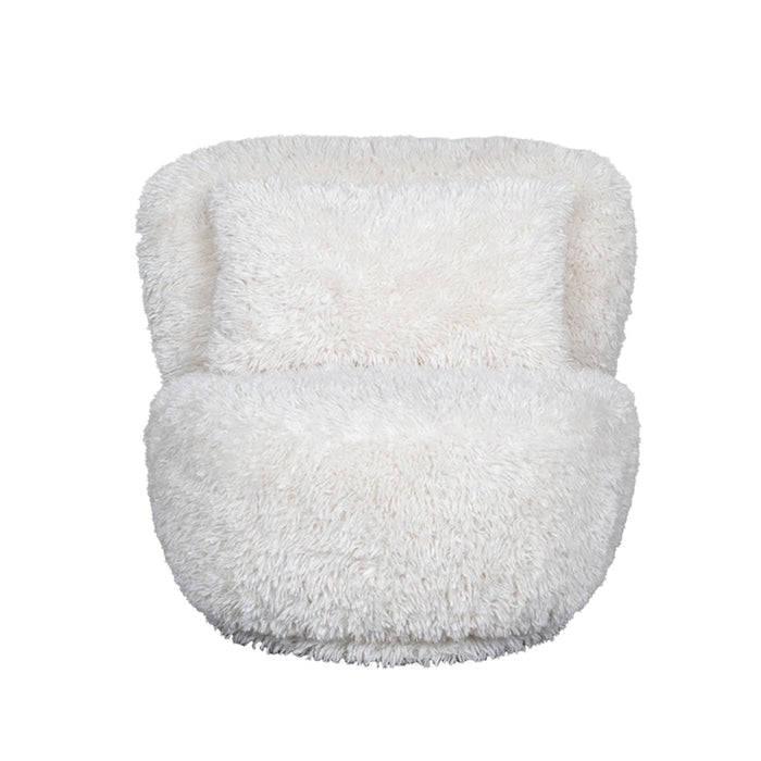 LABEL51 - Draaifauteuil Doodle - Creme Fluffy