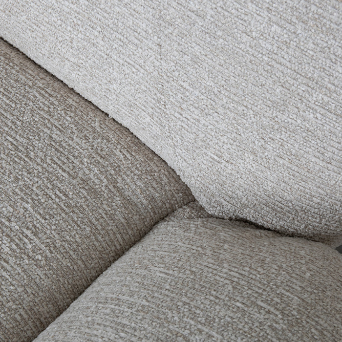 LABEL51 - Fauteuil Clayton - Naturel Canyon - Zwart Metaal