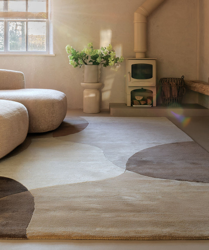 Nordic Weavers Wollen vloerkleed - Dune beige - 300x400 cm