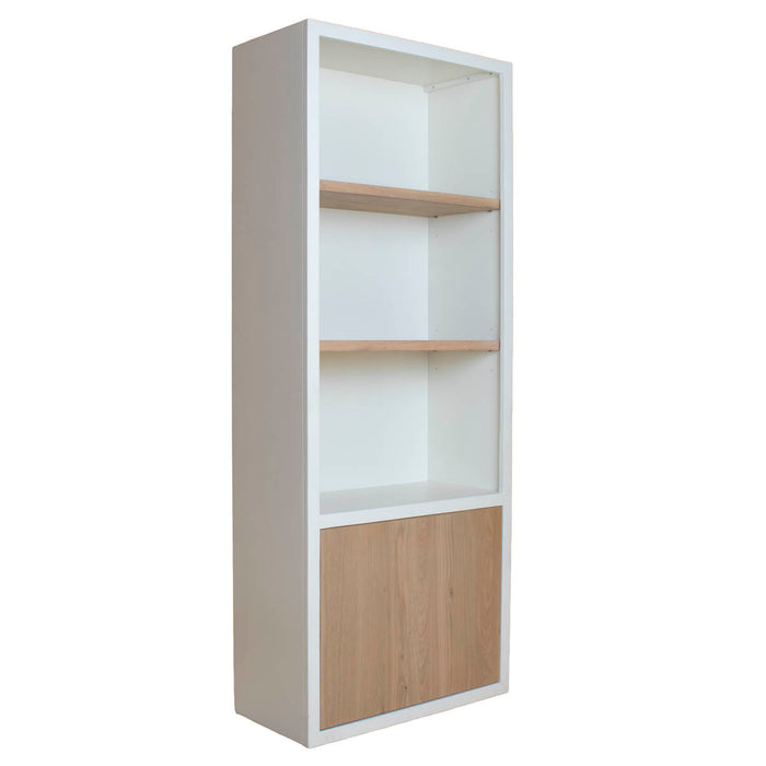 DÉJA Living - Wandkast Wit Hout - 80x38x210cm - Falla