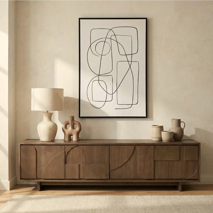 DÉJA Living - Tv-meubel Bruin Hout - 200x40x50cm - Otin