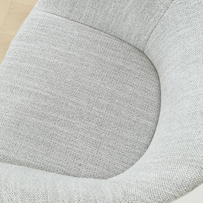 Nolon Nino-Otis Barkruk Grijs Melange - Wit Onderstel - 65 Cm