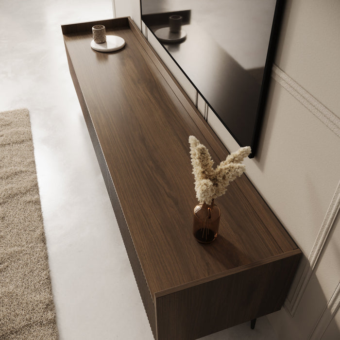 Meubella - Asty - TV-Meubel - Donker eiken - 180 cm