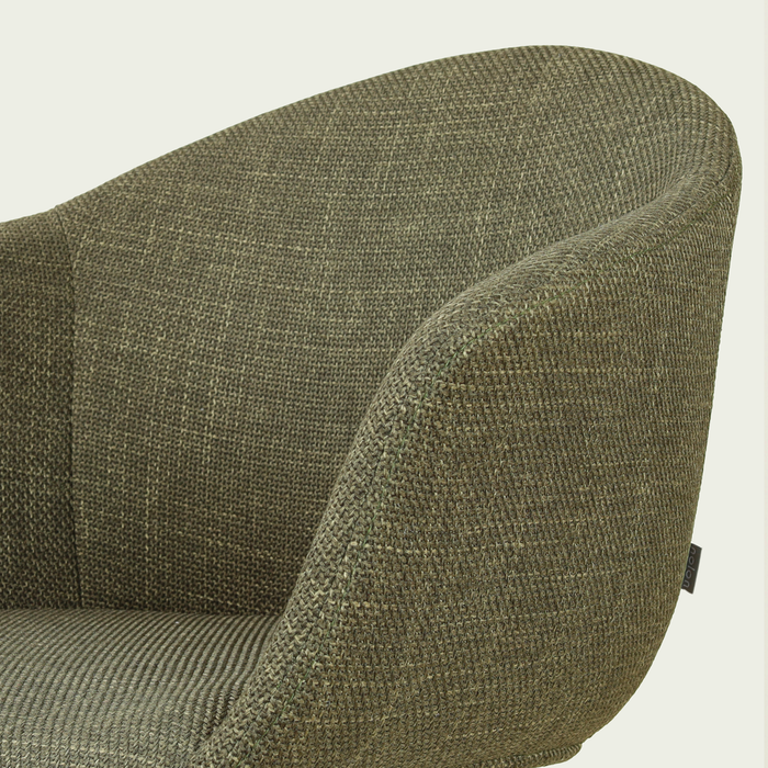 Nolon Nino-Otis barkruk forestgroen - zwart onderstel - 75 cm