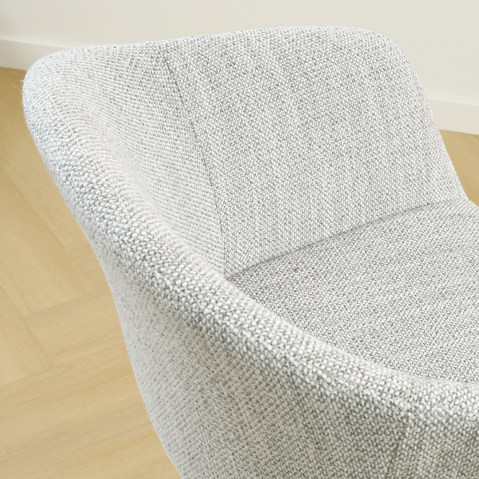 Nolon Nino-Otis barkruk grijs melange - zwart onderstel - 65 cm