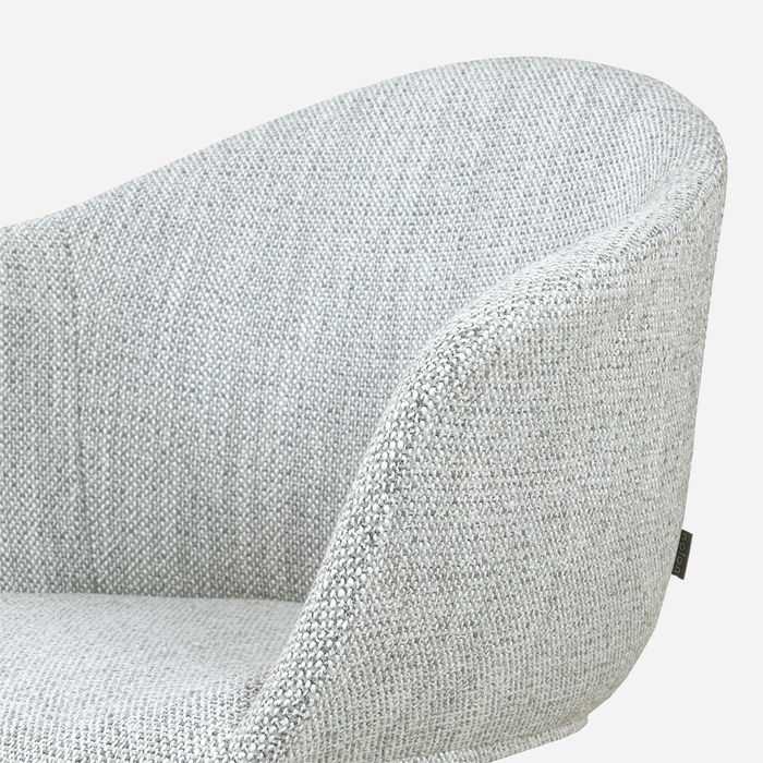 Nolon Nino-Otis barkruk grijs melange - zwart onderstel - 75 cm