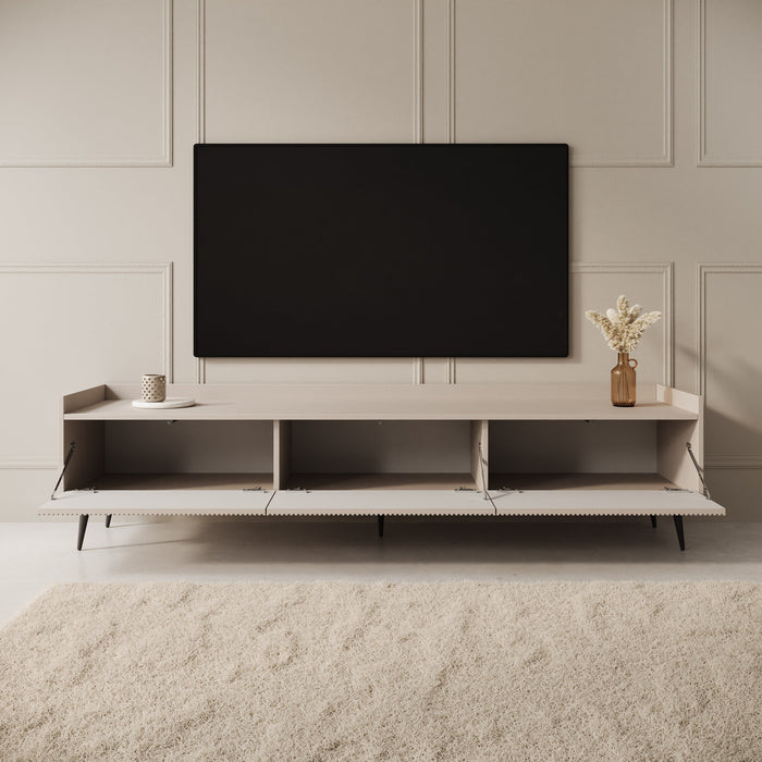 Meubella - Asty - TV-Meubel - Beige - 180 cm
