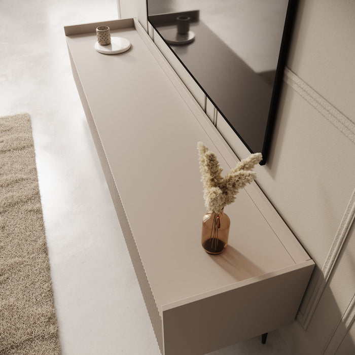 Meubella - Asty - TV-Meubel - Beige - 180 cm