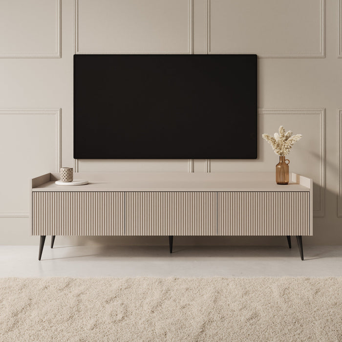 Meubella - Asty - TV-Meubel - Beige - 150 cm