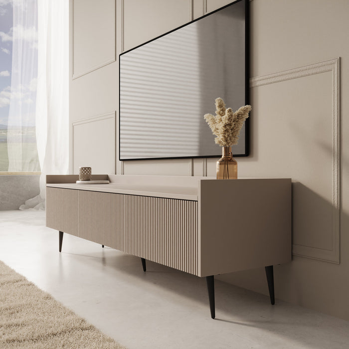 Meubella - Asty - TV-Meubel - Beige - 150 cm