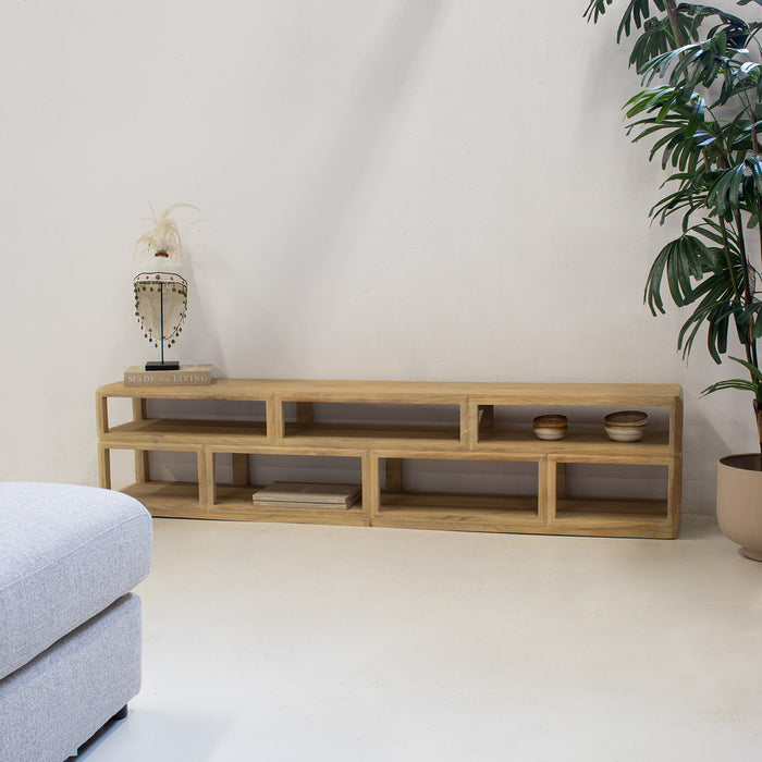 Giga Meubel - Tv-meubel Naturel Mangohout - 200x35x45cm - Eline