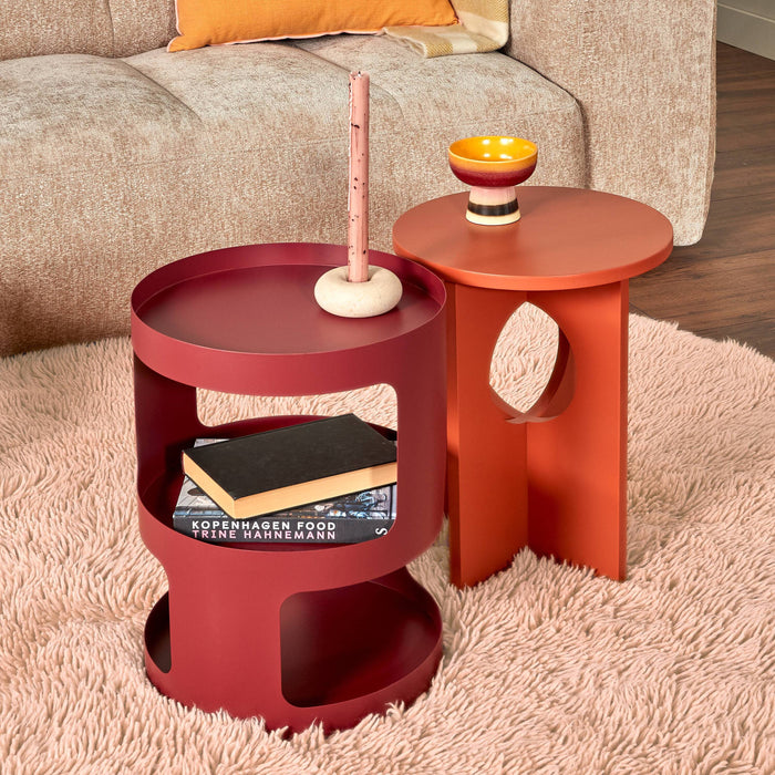 by fonQ Fuzz Vloerkleed Ø 150 cm - Roze