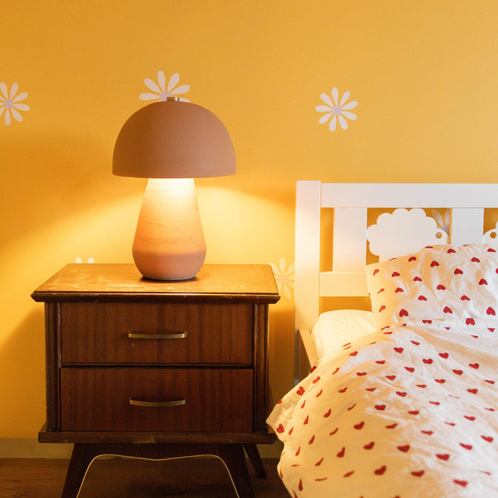 Atmooz Sacha Tafellamp - Terracotta - Oranje|Beige - H38 cm