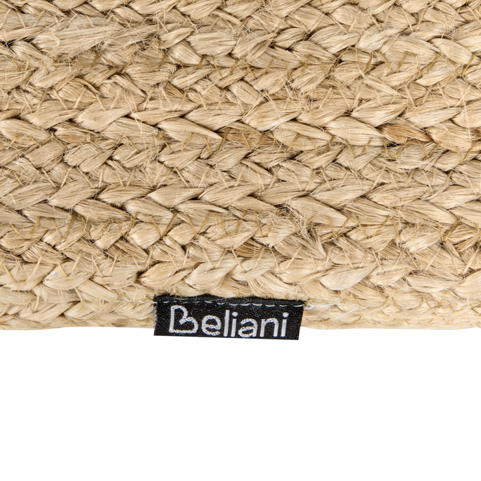 Beliani - DHADAR - Poef - Natuurlijk - 45 cm - Jute