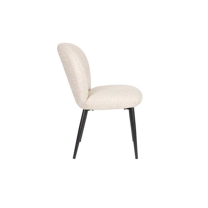 Housecraft Living Alaz Eetkamerstoelen Off-white - Set van 2 - Wit