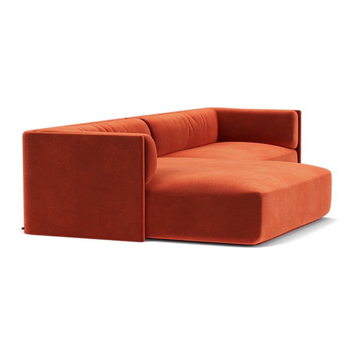 FÉST Bolster Hoekbank met Chaise Longue - Royal / Saffron