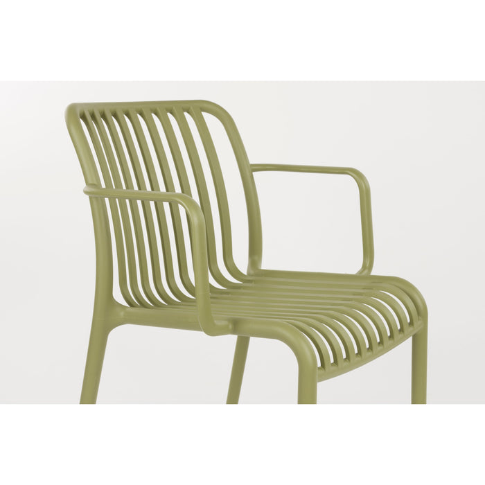 Housecraft Living Mante Tuinstoelen Groen - Set van 4