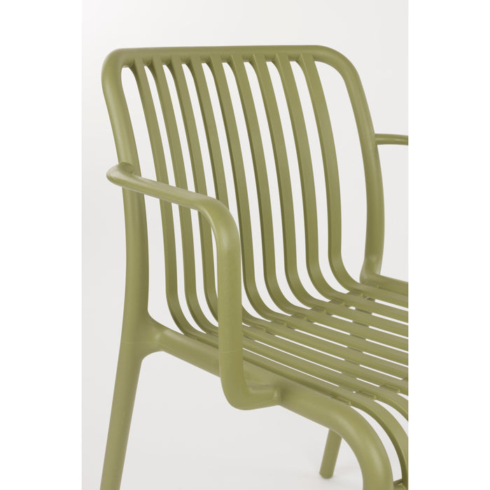 Housecraft Living Mante Tuinstoelen Groen - Set van 4