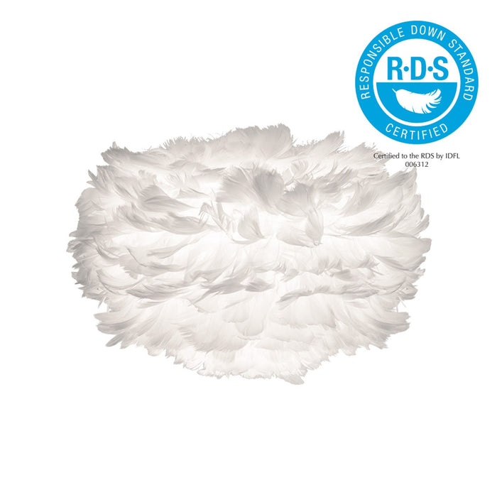 Umage Eos Medium vloerlamp white - met tripod zwart - Ø 45 cm